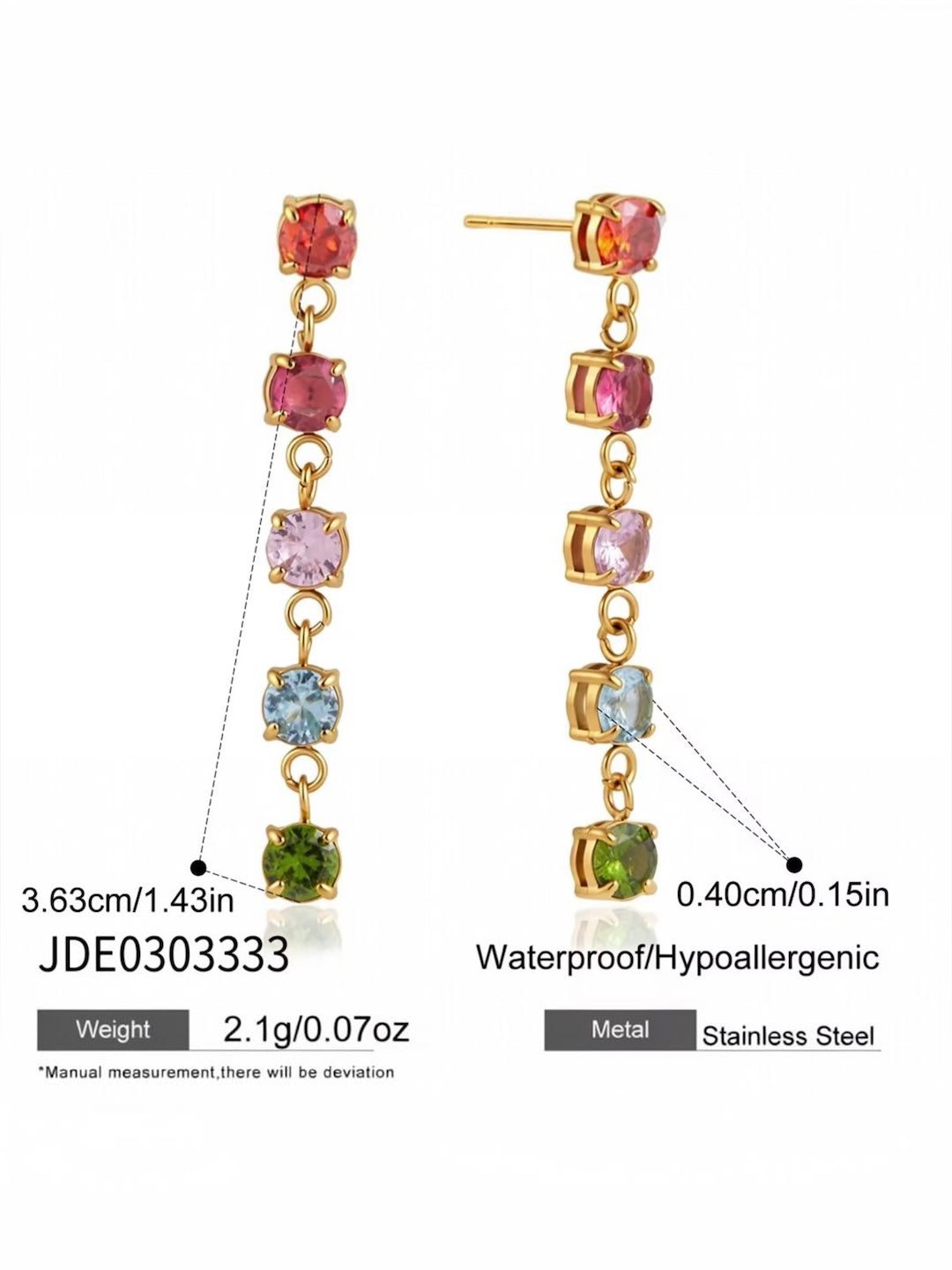 Rainbow Earrings