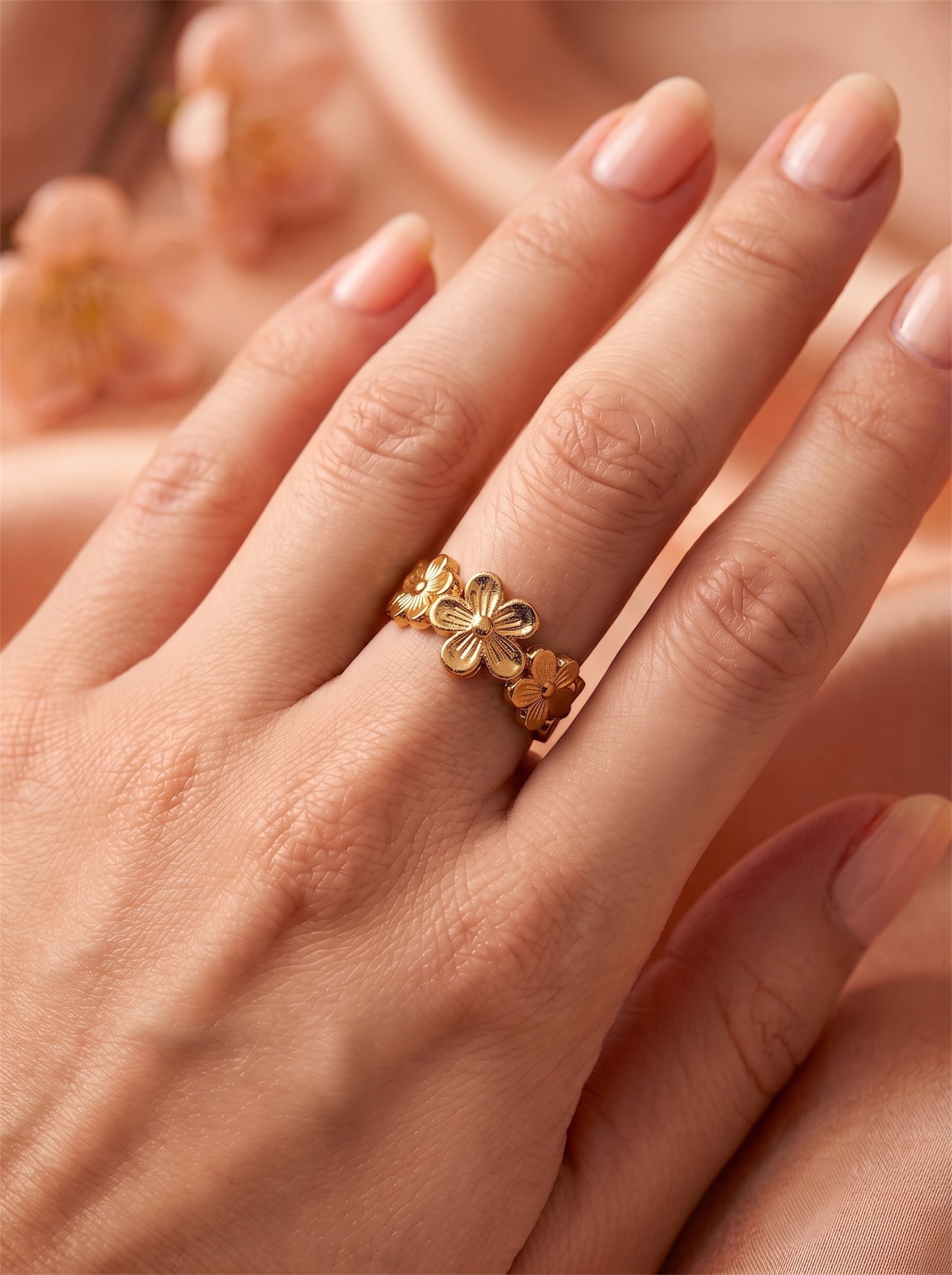 Flower Ring (Adjustable)
