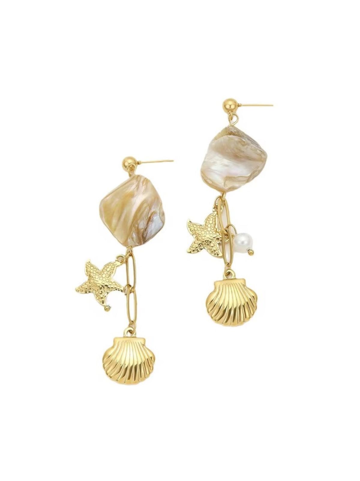 Moana Earrings (White)